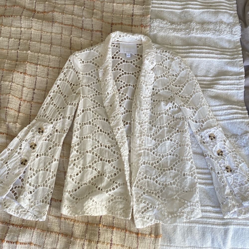 Lace Anthropologie blazer